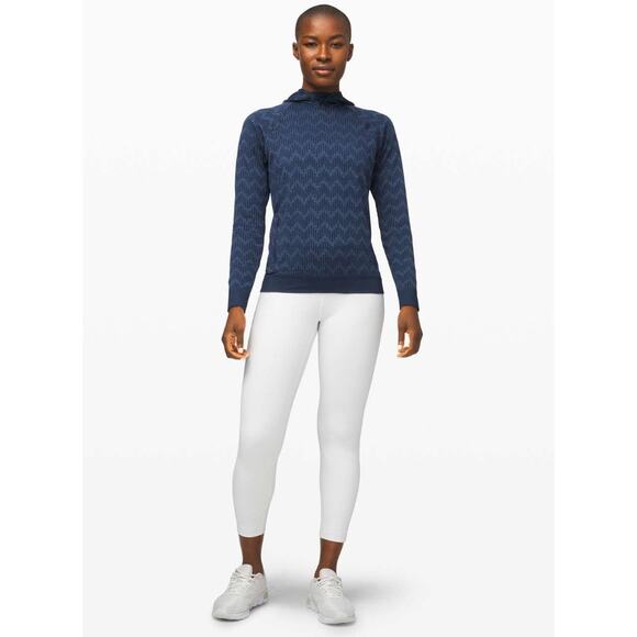 Lululemon Rest Less Hoodie *Relaxed Women's - Code Blue - Size Large EUC - Picture 1 of 7